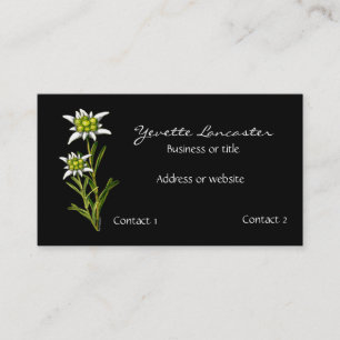 Tarjeta de visita elegante de Edelweiss