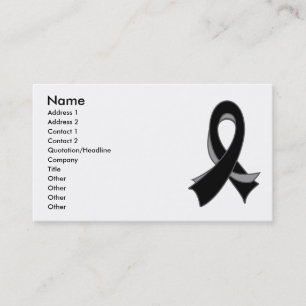 Tarjeta de visita elegante de la cinta del