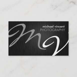 Tarjeta de visita elegante de la fotografía del