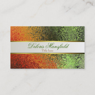 Tarjeta de visita elegante de la mirada del