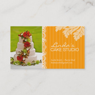 TARJETA DE VISITA ELEGANTE DE LA PANADERÍA DE LA