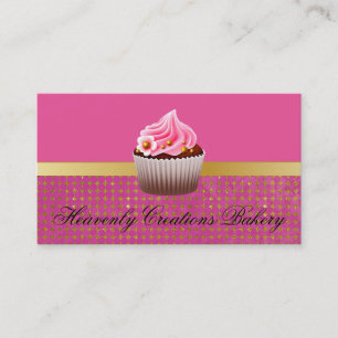Tarjeta de visita elegante de la panadería del