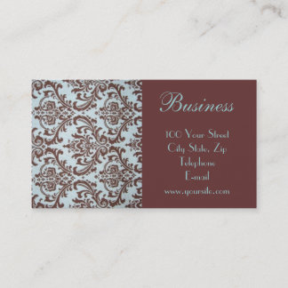 Tarjeta de visita elegante de la tela del boutique