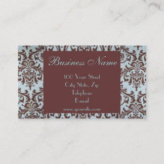 Tarjeta de visita elegante de la tela del boutique