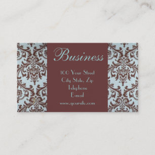 Tarjeta de visita elegante de la tela del boutique