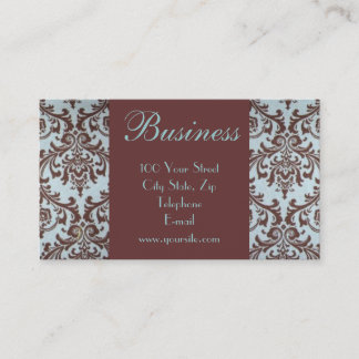 Tarjeta de visita elegante de la tela del boutique