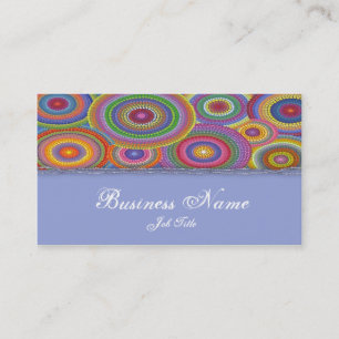 Tarjeta de visita elegante de los colores