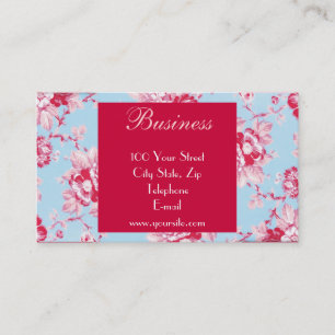 Tarjeta de visita elegante de los rosas 1