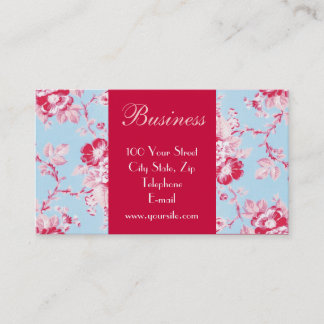 Tarjeta de visita elegante de los rosas 2