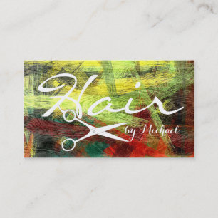 Tarjeta De Visita Elegante De Madera Moderna Elegante Colorida De Pe