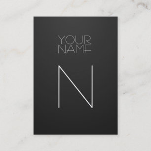 Tarjeta De Visita Elegante de moda