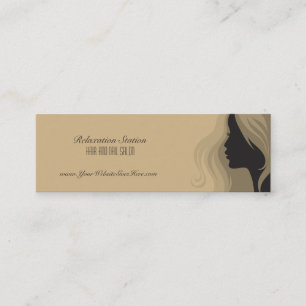 Tarjeta de visita elegante de moda del balneario