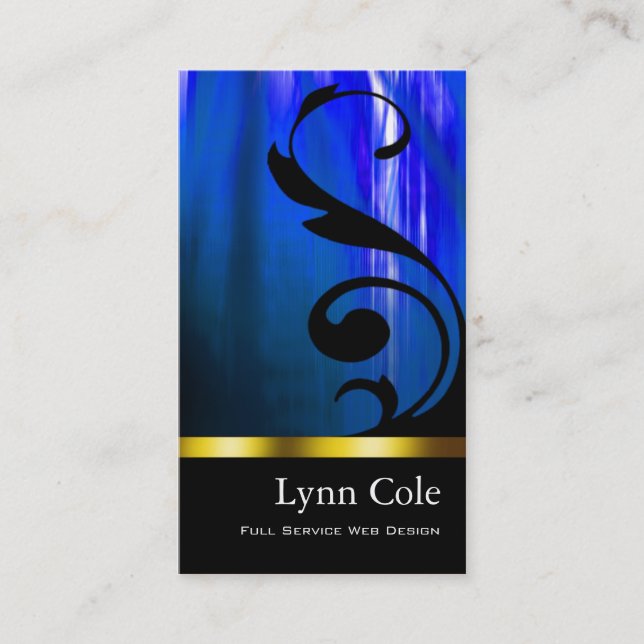 Tarjeta de visita elegante (de uso múltiple) - (Anverso)