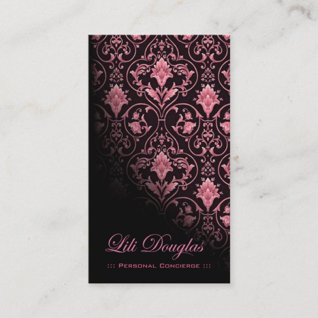 Tarjeta de visita elegante (de uso múltiple) - (Anverso)