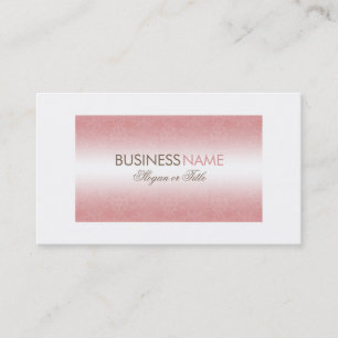 Tarjeta de visita elegante del damasco rosado