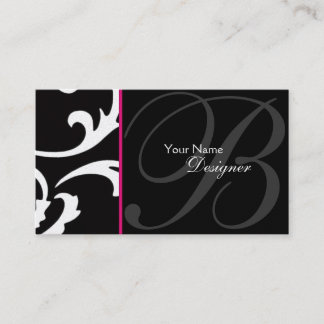 Tarjeta de visita elegante del diseñador