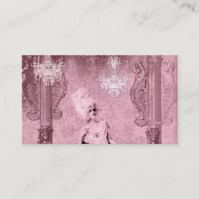 Tarjeta de visita elegante del diseñador del (Anverso)