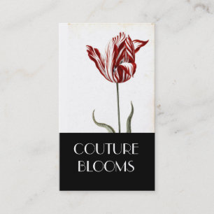 Tarjeta de visita elegante del florista de las