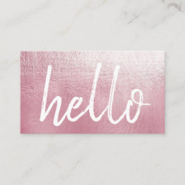 Tarjeta de visita elegante del planificador de