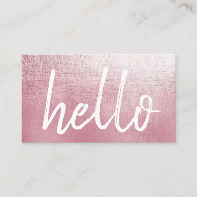 Tarjeta de visita elegante del planificador de (Anverso)