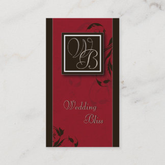 Tarjeta de visita elegante del planificador de la