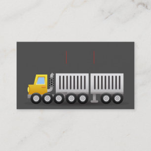 tarjeta de visita elegante del transporte del