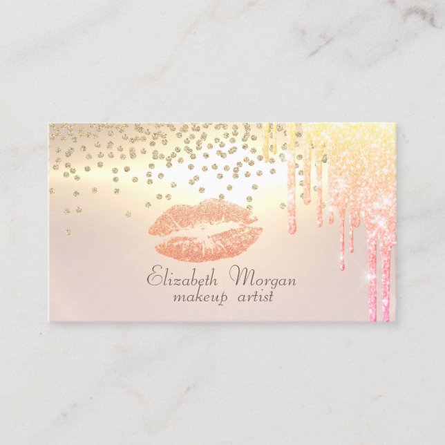 Tarjeta De Visita Elegante Diamantes Brillantes-Límites Purpurinoso  (Anverso)