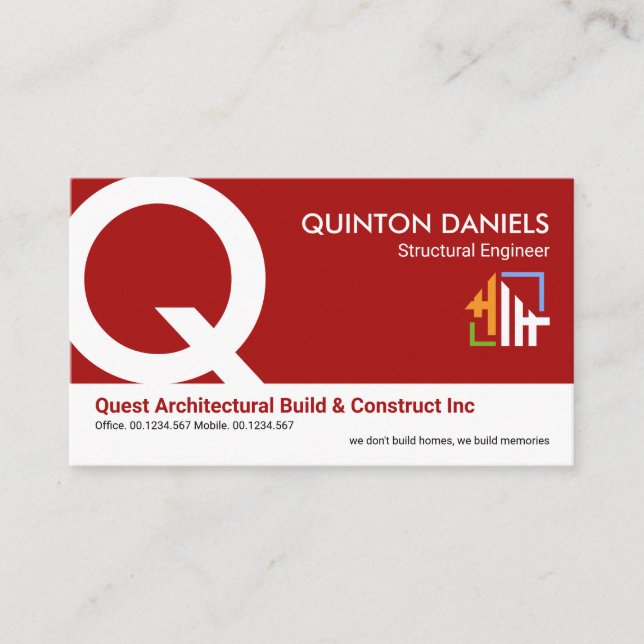 Tarjeta De Visita Elegante Director General del Monograma de Capas B (Anverso)