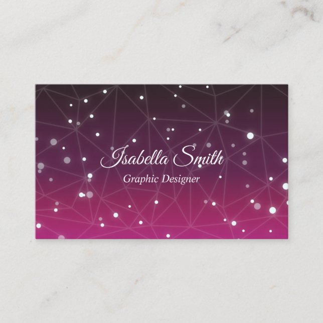 Tarjeta De Visita Elegante Diseñador gráfico profesional (Anverso)