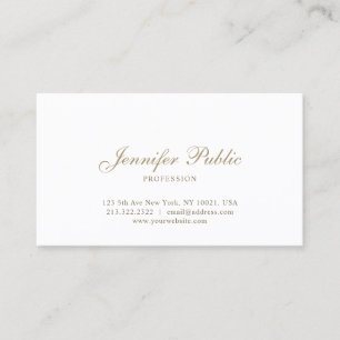 Tarjeta De Visita Elegante diseño gráfico de Moda elegante y moderno