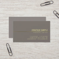 Elegante Diseño Minimalista Gold De Lujo