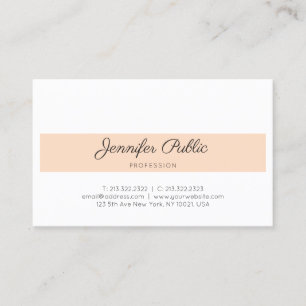Tarjeta De Visita Elegante diseño Minimalista moderno y moderno de m