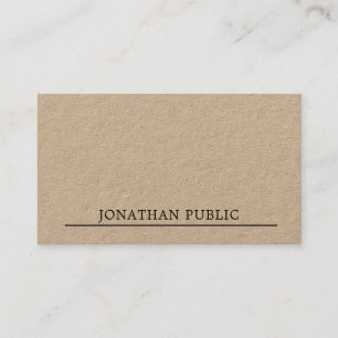 Tarjeta De Visita Elegante Diseño Moderno Minimalista Lujo