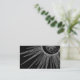 Tarjeta De Visita Elegante diseño negro de luna de sol plateado Mand (Anverso de pie)