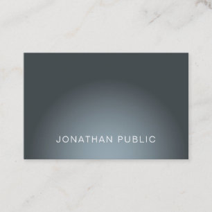 Tarjeta De Visita Elegante Diseño Profesional Moderno