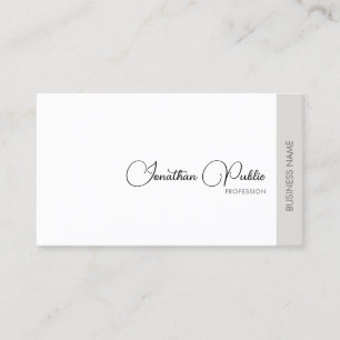 Tarjeta De Visita Elegante Diseño profesional moderno y sencillo