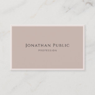 Tarjeta De Visita Elegante Diseño Simple Moderno Plantilla de Lujo S