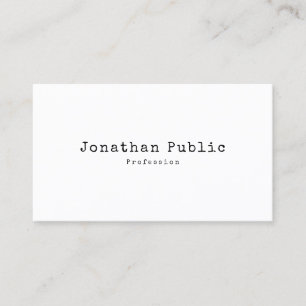 Tarjeta De Visita Elegante Diseño Vintage Sencillo Estilo Retro
