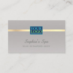 Tarjeta De Visita Elegante DIY Su logotipo Nombre de la empresa Plat