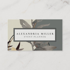 Tarjeta De Visita Elegante Earthy Zen Watercolor profesional