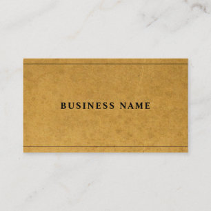 Tarjeta De Visita Elegante Empresa Profesional De Papel Kraft Impres