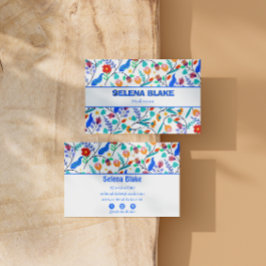 Tarjeta De Visita Elegante estética floral | Moderno y elegante