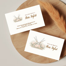 Elegante Estilista Floral Vintage de Peinados