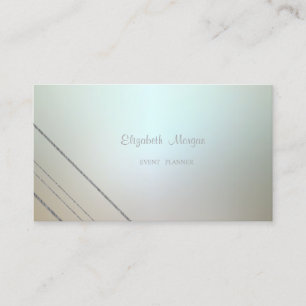 Tarjeta De Visita Elegante estilizado, moderno y Purpurinoso