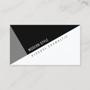 Tarjeta De Visita elegante estilo geométrico moderno