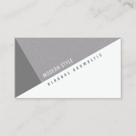 Tarjeta De Visita elegante estilo geométrico moderno