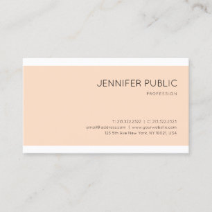 Tarjeta De Visita Elegante estilo Minimalista moderno estilo moderno