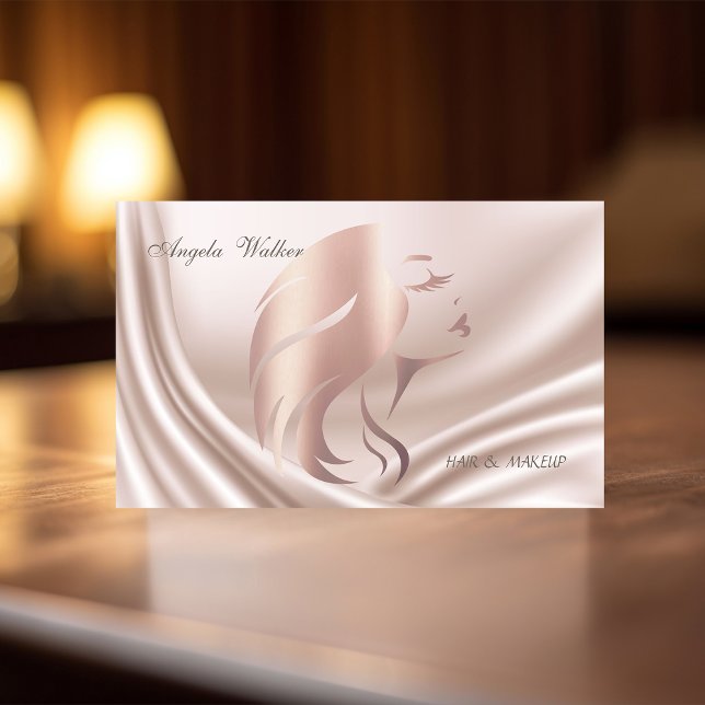 Tarjeta De Visita Elegante estilo moderno Proffesional,Silhouette de (Subido por el creador)