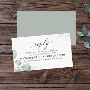 Tarjeta De Visita Elegante Eucalyptus Deja Sencillo A Través Del Sit