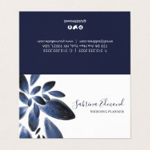 Elegante Firma de Foliage Blue de la Marina
